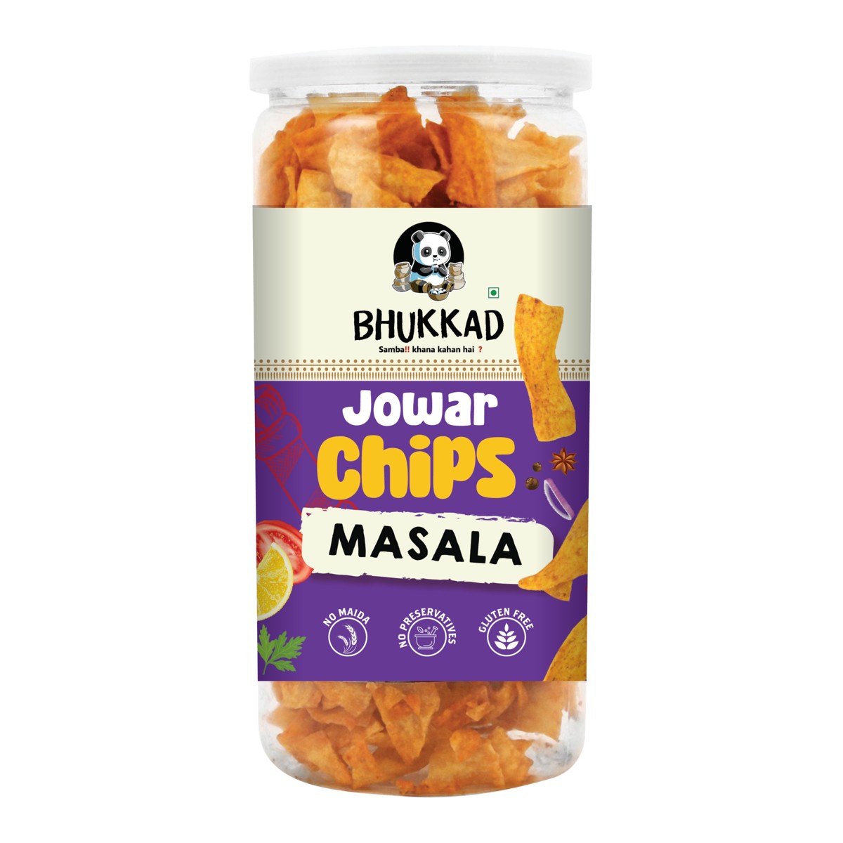 Bhukkad Kerala Roasted Jowar Chips (150 g)