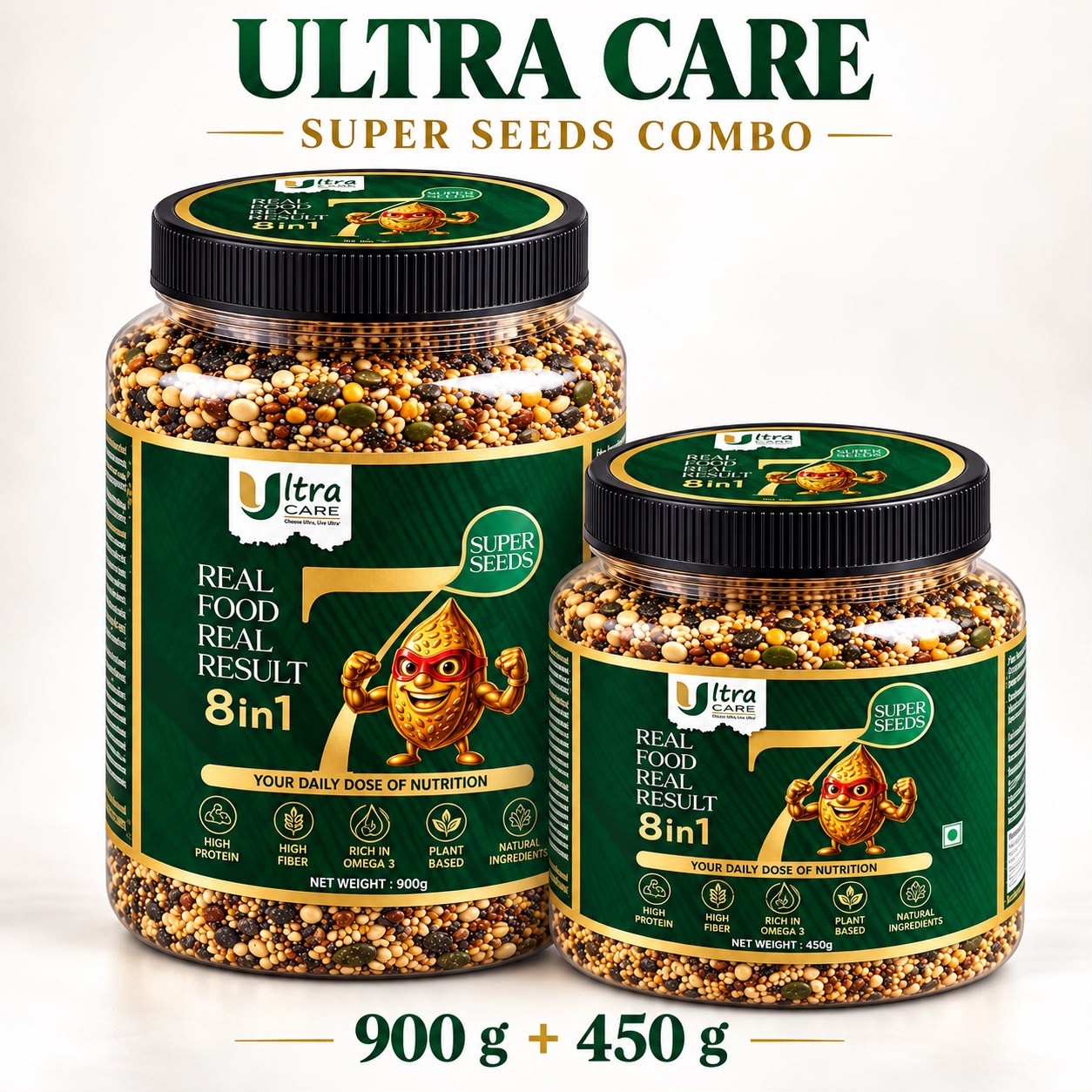 Combo Super Seeds 8 in 1 (900 g + 450 g)
