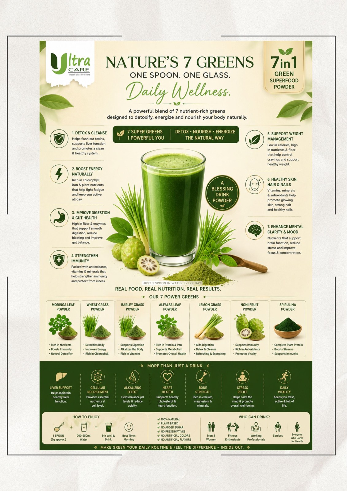 Ultra Green Blessings 7 in 1 (300 g) - Image 3