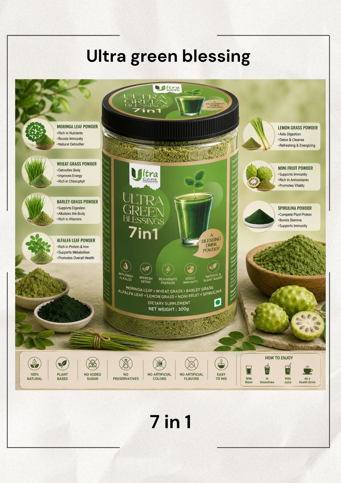 Ultra Green Blessings 7 in 1 (300 g) - Image 2