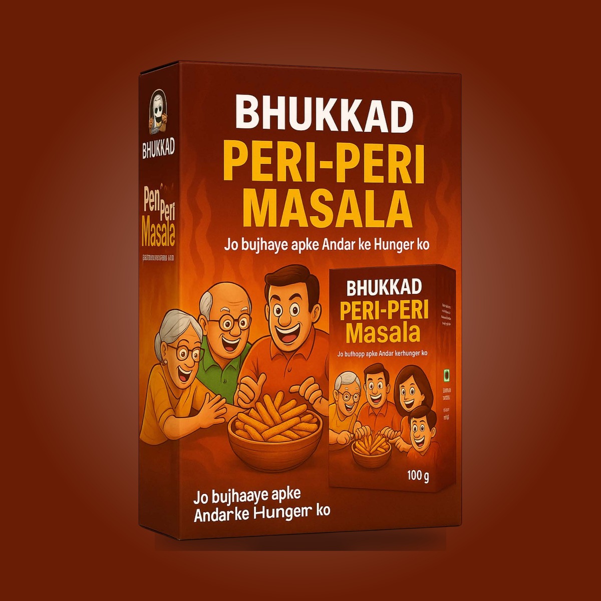 Bhukkad Peri-Peri Masala (150 g)