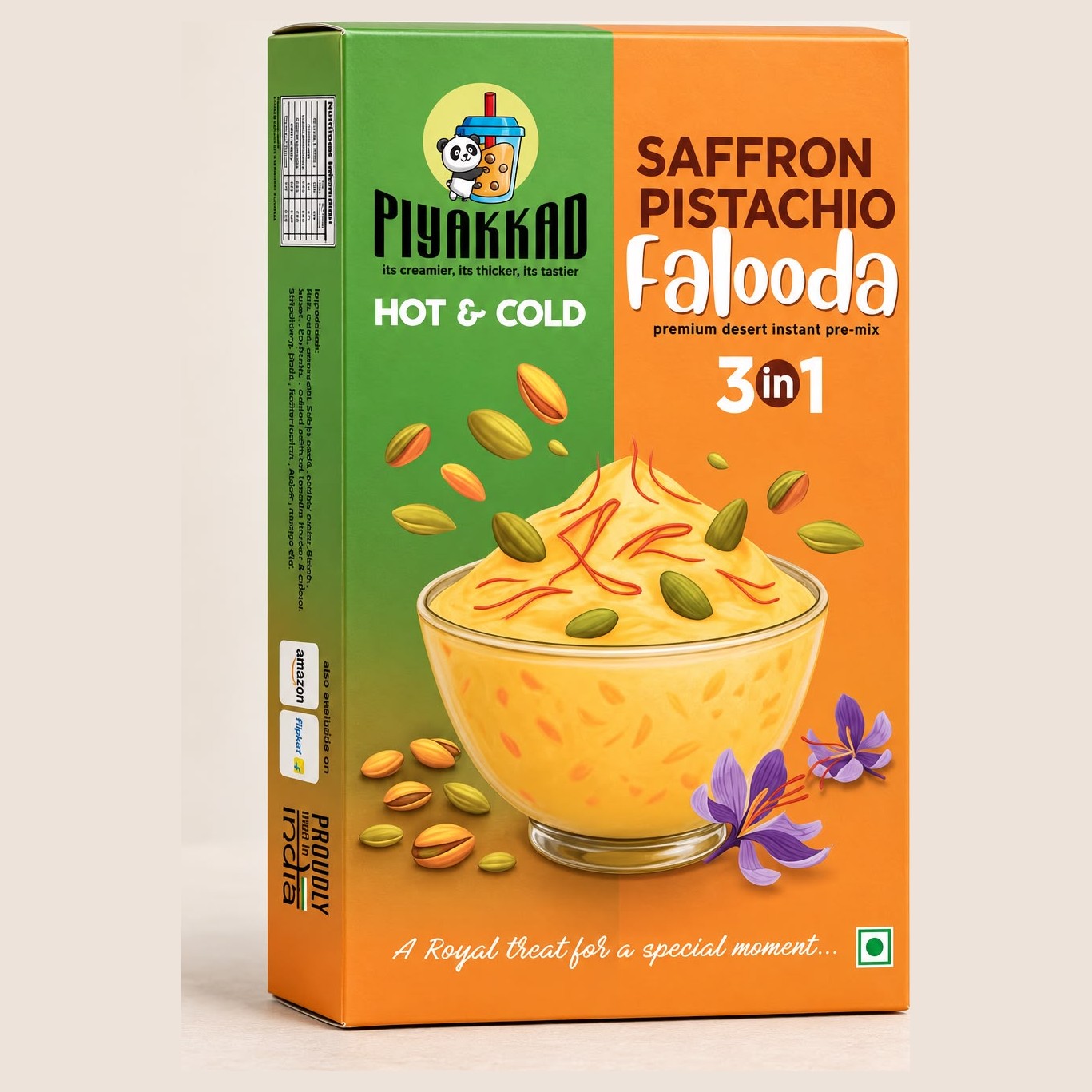 Piyakkad Saffron Pistachio (Kesar Pista) Falooda (150 g)