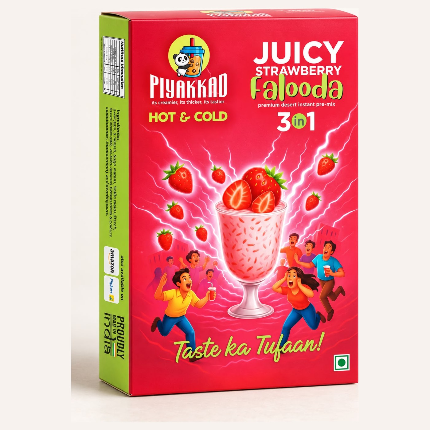 Piyakkad Juicy Strawberry Falooda (150 g)
