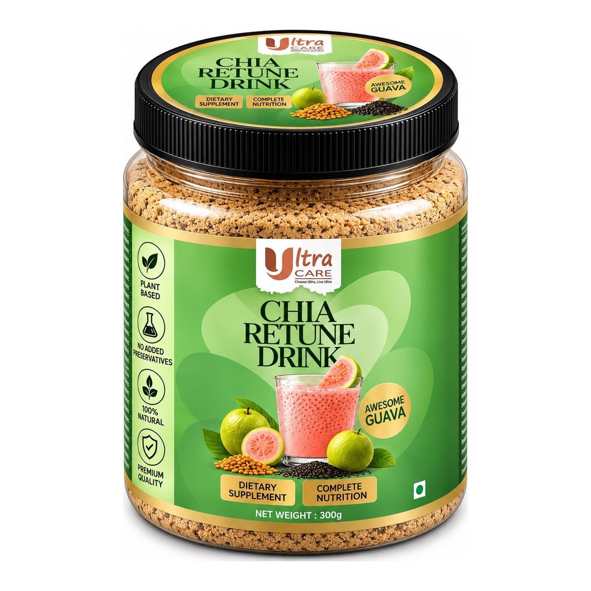 Chia Retune Drink Guava (300 g)